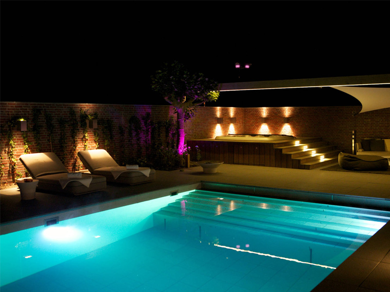 Mejor iluminación LED para la piscina